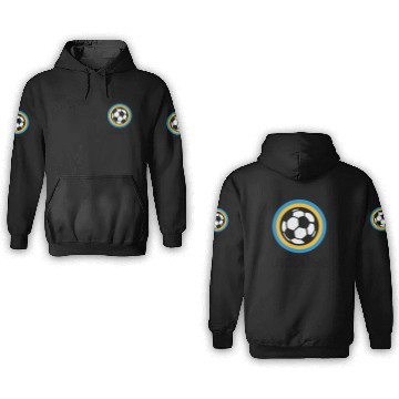 Discover Ukraine Football Emblem 3D Hoodies