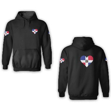 Discover I Love The Dominican Republic 3D Hoodies