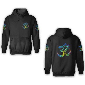 Discover OHM-stained glass 3D Hoodies