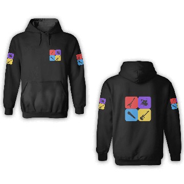 Discover Rock Band 3D Hoodies