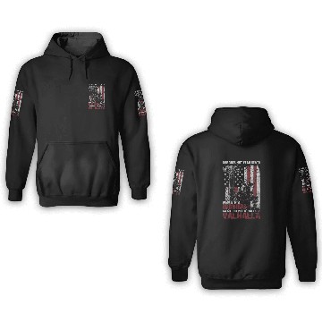 Discover The halls of Valhalla - One does not fear death 3D Hoodies