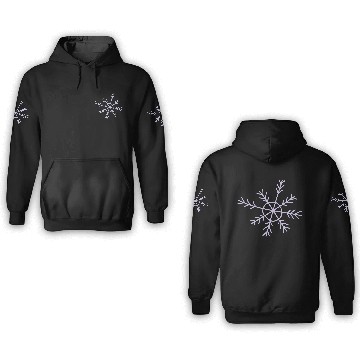 Discover snowflake 3 vectorstock 6438519 3D Hoodies
