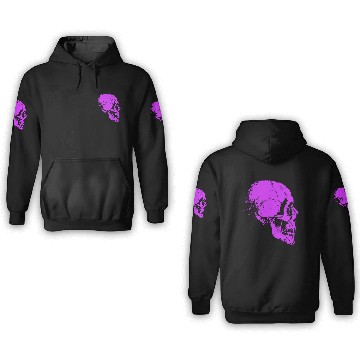 Discover Girly Skeleton Head 3D Hoodies