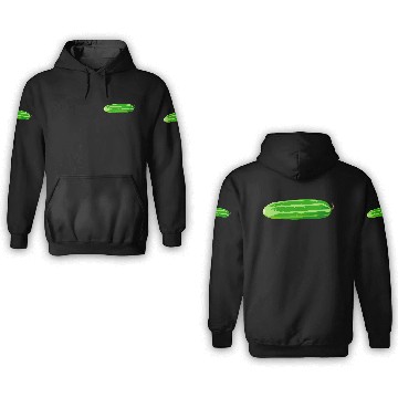 Discover gurken cucumber cucumbers veggie gemuese vegetable 3D Hoodies