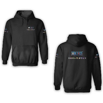 Discover One piece logos 3D Hoodies