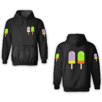 Discover eis eiscreme restaurant ice cream sundae134 3D Hoodies