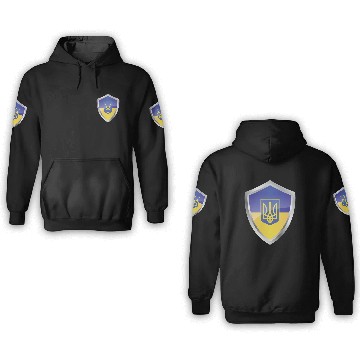 Discover Emblem Ukraine 3D Hoodies