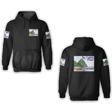 Discover St Lucia Pitons 3D Hoodies