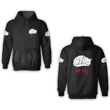 Discover soft kitty 3D Hoodies