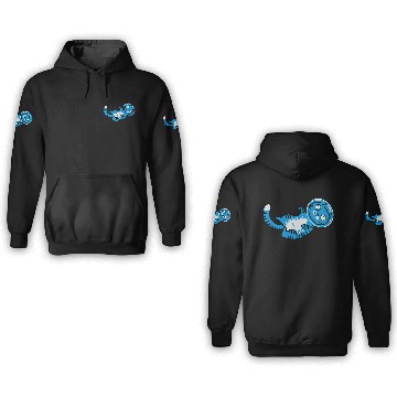 Discover Space cat 3D Hoodies