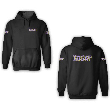Discover IDGAF Violet Donuts 3D Hoodies