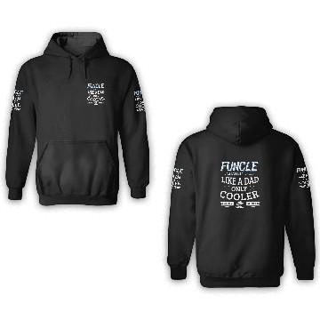Discover Funcle Like A Dad Only Cooler Gift 3D Hoodies