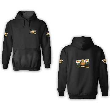 Discover I love sushi gift 3D Hoodies