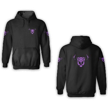 Discover Pink Bull Skull 2 3D Hoodies