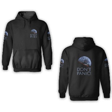 Discover Spacex DON T PANIC In Space 3D Hoodies
