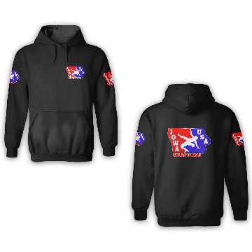 Discover Iowa Team USA Wrestling 3D Hoodies