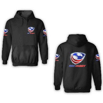 Discover USA Rugby 3D Hoodies