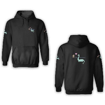Discover Bigfoot And The Loch Ness Monster 3D Hoodies