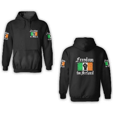 Discover freedom for ireland 3D Hoodies