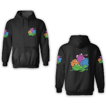 Discover Frog Toad 3D Hoodies