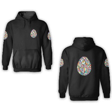 Discover Easter egg art, Easter egg abstract, Easter day 3D Hoodies