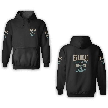 Discover Grandad The Man 3D Hoodies
