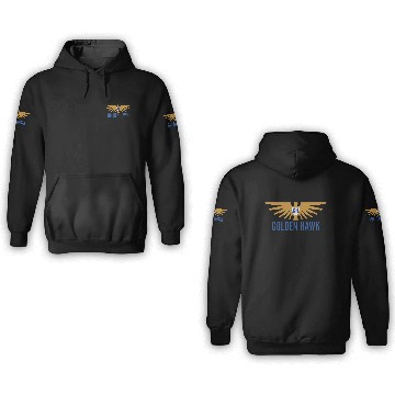 Discover Golden Hawk 3D Hoodies