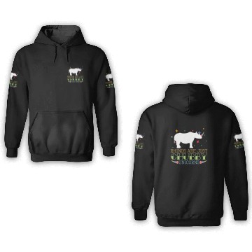 Discover RHINOS ARE JUST CHUBBY UNICORNS 3D Hoodies