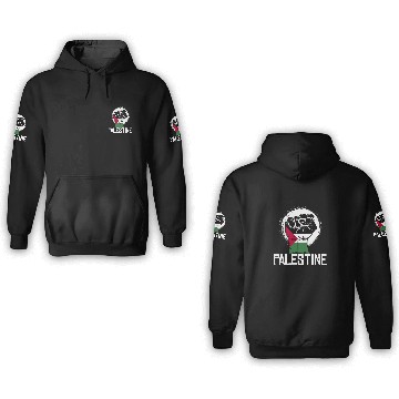 Discover Palestine Fist 3D Hoodies