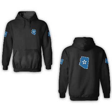 Discover Arizonna Air Force Retired Security Forces 3D Hoodies