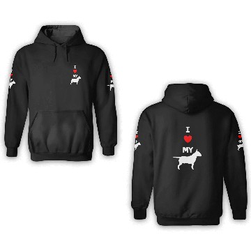 Discover I Love my Dog 3D Hoodies