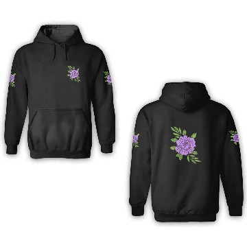 Discover Violet Flower 3D Hoodies
