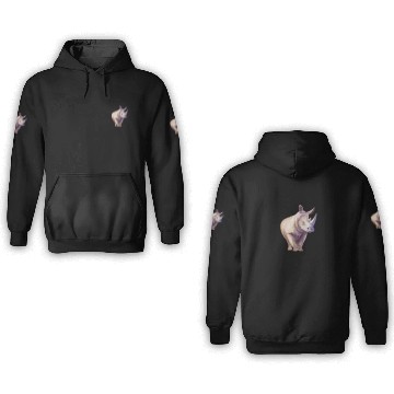 Discover Rhinoceros 3D Hoodies