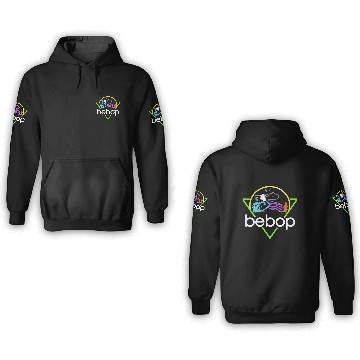 Discover bebop sacxophone music 3D Hoodies