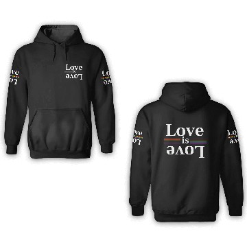 Discover Love is Love LGBT Gay Pride 3D Hoodies