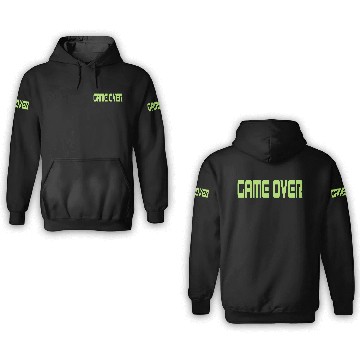 Discover GAME OVER 3D Hoodies