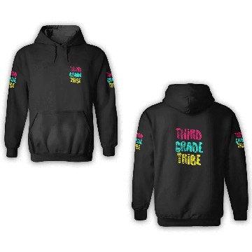 Discover Third Grade Tribe Light Funny Third Grade 3rd Teacher Appreciation Gift 3D Hoodies