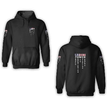 Discover Union Power Pro Labor Union Worker Protest Dark 3D Hoodies