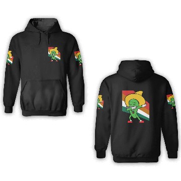 Discover Dabbing Dab Cinco De Mayo Mexico Chili Pepper 3D Hoodies