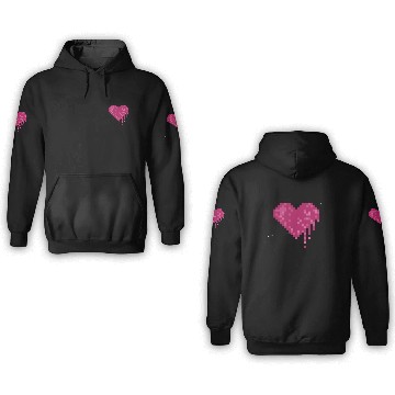 Discover Bleeding heart 3D Hoodies
