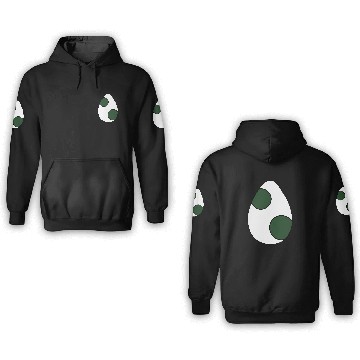 Discover Yoshi Egg 3D Hoodies