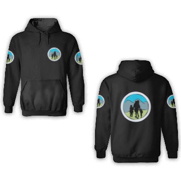 Discover Homeschool Adventure Dad 3D Hoodies