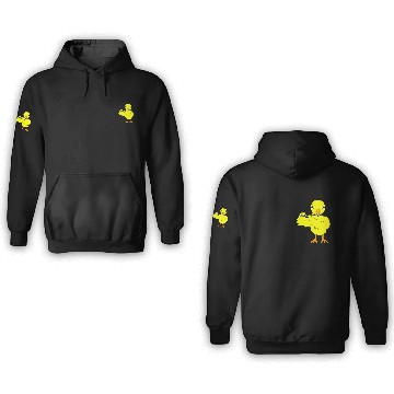 Discover Piccolo Chick Text 3D Hoodies