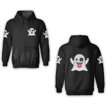 Discover ghost face emo 3D Hoodies