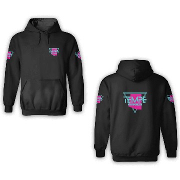 Discover Tempe Arizonna Souvenirs AZ Retro 3D Hoodies