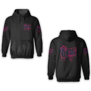 Discover drama queen graffiti stamp drop scratch scratch wo 3D Hoodies