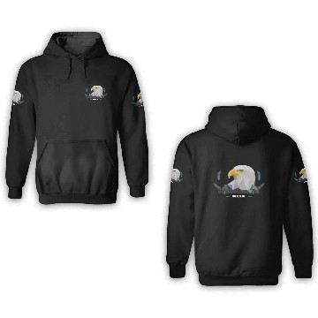 Discover freedom, liberty, eagle 3D Hoodies