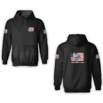 Discover True American Hero Turkey Hunting USA Flag 3D Hoodies