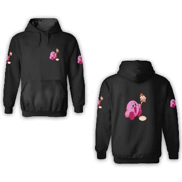 Discover Kirby and Cake 3D Hoodies