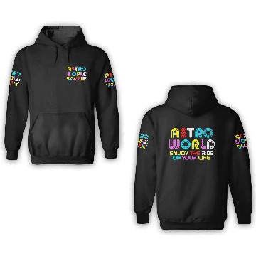Discover Astro World 3D Hoodies